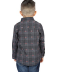El General Gray/Brown Casual Long-Sleeve Shirt