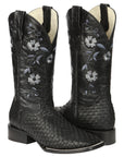 El General Women's Petatillo Rodeo Boots — Crazy Black