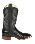 El General Rodeo Boot — Printed Alligator Leather in Black