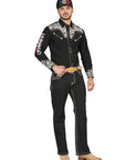 Centenario Bootcut Denim Jeans in Black