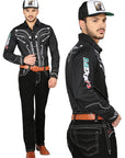 Centenario Bootcut Denim Jeans in Black