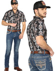 Centenario Bootcut Denim Jeans in Dark Blue