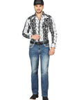 Centenario Bootcut Denim Jeans in Medium Blue
