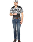 Centenario Bootcut Denim Jeans in Medium Blue