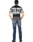Centenario Bootcut Denim Jeans in Medium Blue