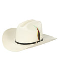 El General Men's 500X Palm Straw Western Hat — Sinaloa Crown in Bone