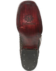 El General Men's Petatillo Leather Rodeo Boots in Chocolate