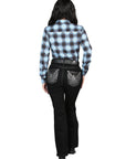 Centenario Bootcut Denim Jeans in Black