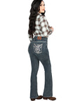 Centenario Bootcut Denim Jeans in Dark Blue