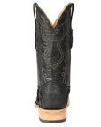 El General Men's Exotic Monster Fish Rodeo Boots in Black