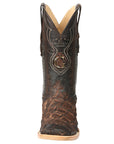 El General Men's Exotic Monster Fish Rodeo Boots in Brown