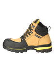 ProCliff Men’s Steel Toe Work Shoes with Laces - Made in Mexico - Nubuck Honey 45285