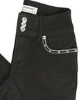 Centenario Hip-Up Skinny Denim Jeans in Black