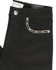 Centenario Hip-Up Bootcut Denim Jeans in Black