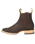 El General Men's Ankle Boots — Bull Neck Leather in Mocha