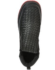 Sefeni Men's Double Zipper Shoe — Crazy Leather in Black