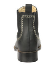 El General Men's Leather Ankle Boots in Black