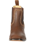 El General Men's Leather Ankle Boots in Brown
