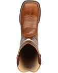 Jar Boots Men's Leather Cowboy Boots - Made in Mexico - Cognac Brown 45476