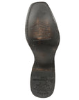 El General Men's Exotic Ostrich Leather Cowboy Boots in Cognac