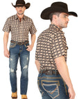 Centenario Men's Bootcut Jeans in Dark Blue