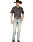 Centenario Men's Bootcut Jeans in Light Blue