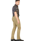Centenario Slim Fit Denim Pants in Khaki