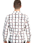 El General Men's Long Sleeve Western Shirt in White