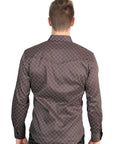 El General Men's Long Sleeve Western Shirt in Brown
