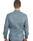 El General Men's Long Sleeve Western Shirt in Teal