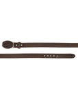 El General Men's Western Belt — Bull Neck Print in Brown