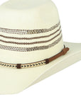 El General Men's 20X Palm Straw Western Hat — Mauney Crown in Tan