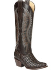Embroidered Women's Western Boots With Leather Sole