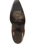 El General Women's Embroidered Western Boots in Brown