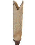 Women's Western Suede Boots With Rhinestone Embellishments 18 Inch Shaft Cuban Heel
