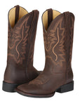 El General Women’s Rodeo Boots - Brown 45802