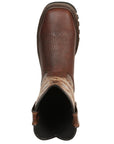 El General Men's Leather Work Boots - Made In Mexico - Vistone Bomber Brown 45805