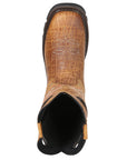 El General Men's Leather Work Boots - Made In Mexico - Embossed Elephant Print - Honey 45807