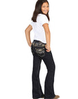 Girls Centenario Premium Bootcut Jeans - Dark Blue Denim 45839