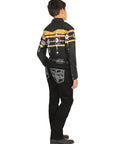 Boys Centenario Premium Bootcut Jeans - Black Denim 45841