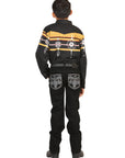 Boys Centenario Premium Bootcut Jeans - Black Denim 45841