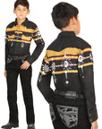 Boys Centenario Premium Bootcut Jeans - Black Denim 45841