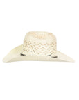 El General 20X Palm Straw Western Hat — Unisex Bangora Ringers