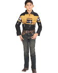 Boys Centenario Premium Bootcut Jeans - Tinted Green Denim 45911