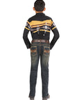 Boys Centenario Premium Bootcut Jeans - Tinted Green Denim 45911