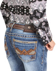Boys Centenario Premium Bootcut Jeans - Blue Denim 45912
