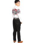 Boys Centenario Premium Bootcut Jeans - Black Denim 45913