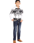 Boys Centenario Premium Bootcut Jeans - Dark Blue Denim 45914