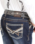 Boys Centenario Premium Bootcut Jeans - Dark Blue Denim 45914
