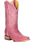 Women's El General Western Boot Crack Leather- Pink 45933
